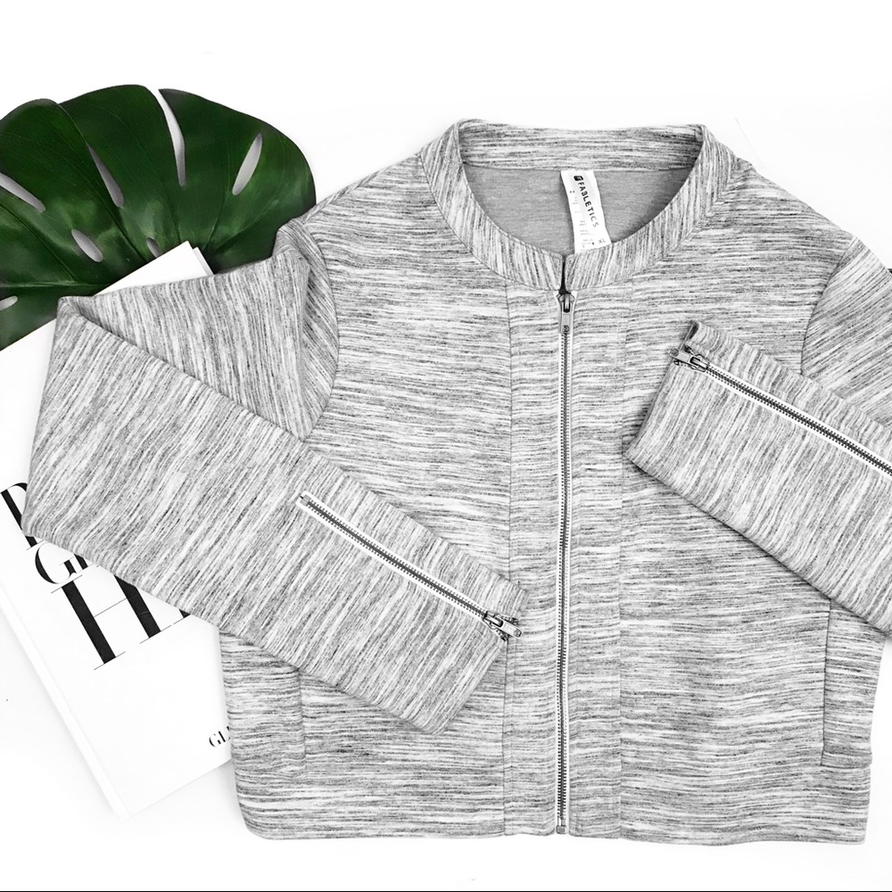 Fabletics magnolia gray jacket